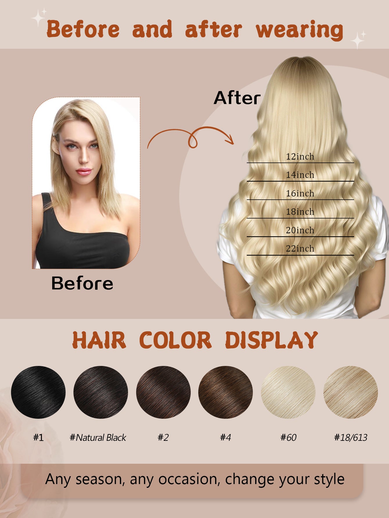 60#Platinum blonde Genius Weft Hair Extensions Human Hair Sew in Hair Extensions Real Human Hair Weft Extensions Hand Tied Virgin Hair 50G