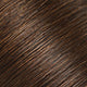 4#Middle brown Genius Weft Hair Extensions Human Hair Sew in Hair Extensions Real Human Hair Weft Extensions Hand Tied Virgin Hair 50G