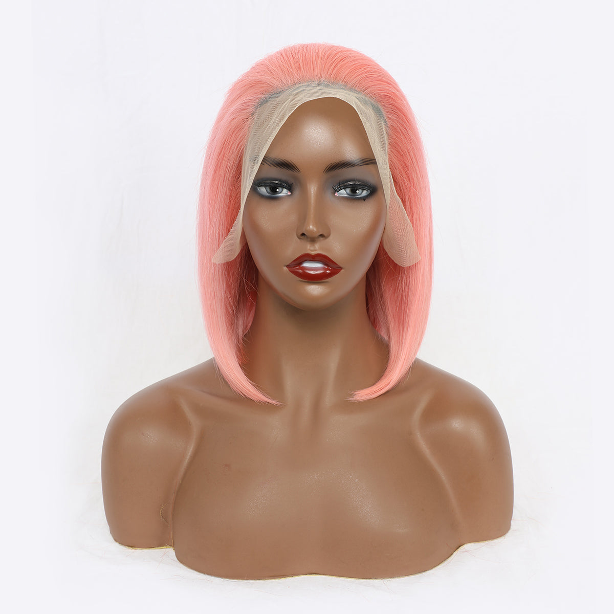 Colored Lace frontal 13*4 Bob Wigs 10inch-14inch 613#/Pink/Silver/Grey/Burgundy#