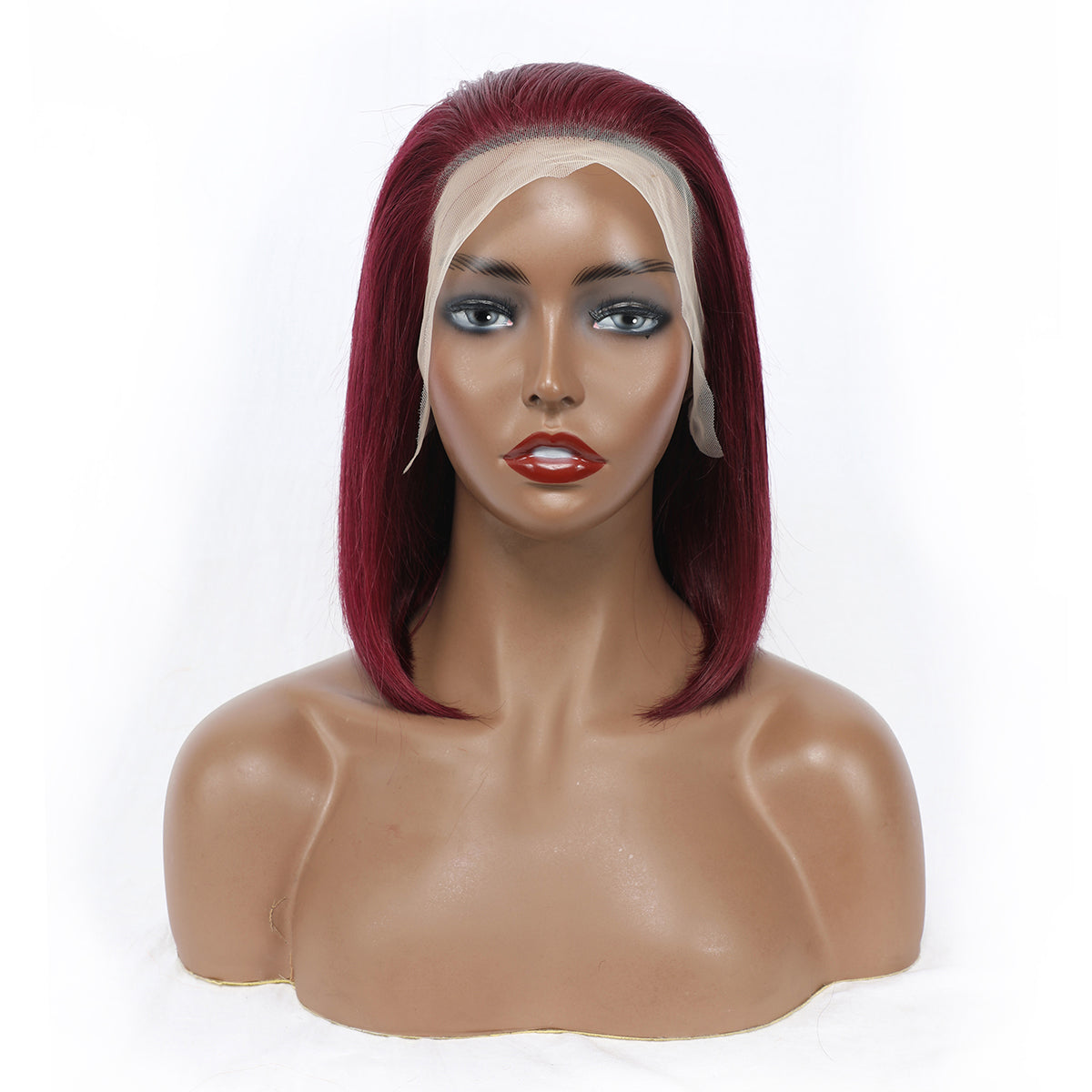 Colored Lace frontal 13*4 Bob Wigs 10inch-14inch 613#/Pink/Silver/Grey/Burgundy#