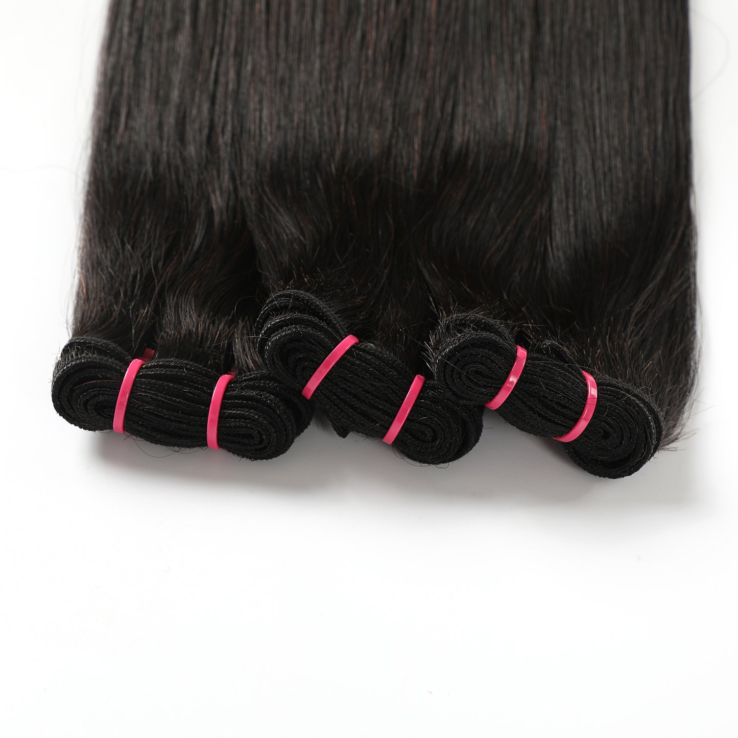 Double Drawn Hair Bundles /Hair Weft Natural Black 100g/pack 8-26inches in stock