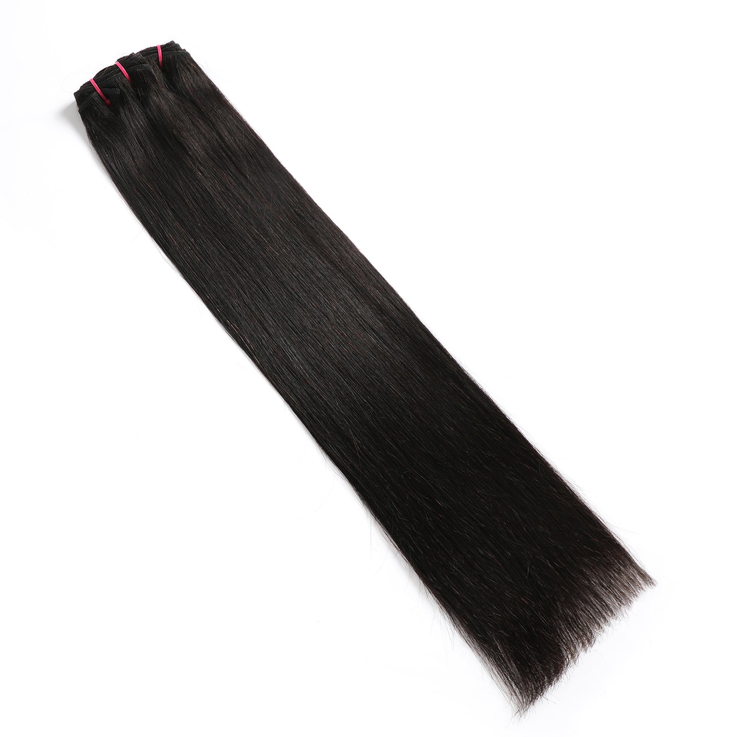 Double Drawn Hair Bundles /Hair Weft Natural Black 100g/pack 8-26inches in stock