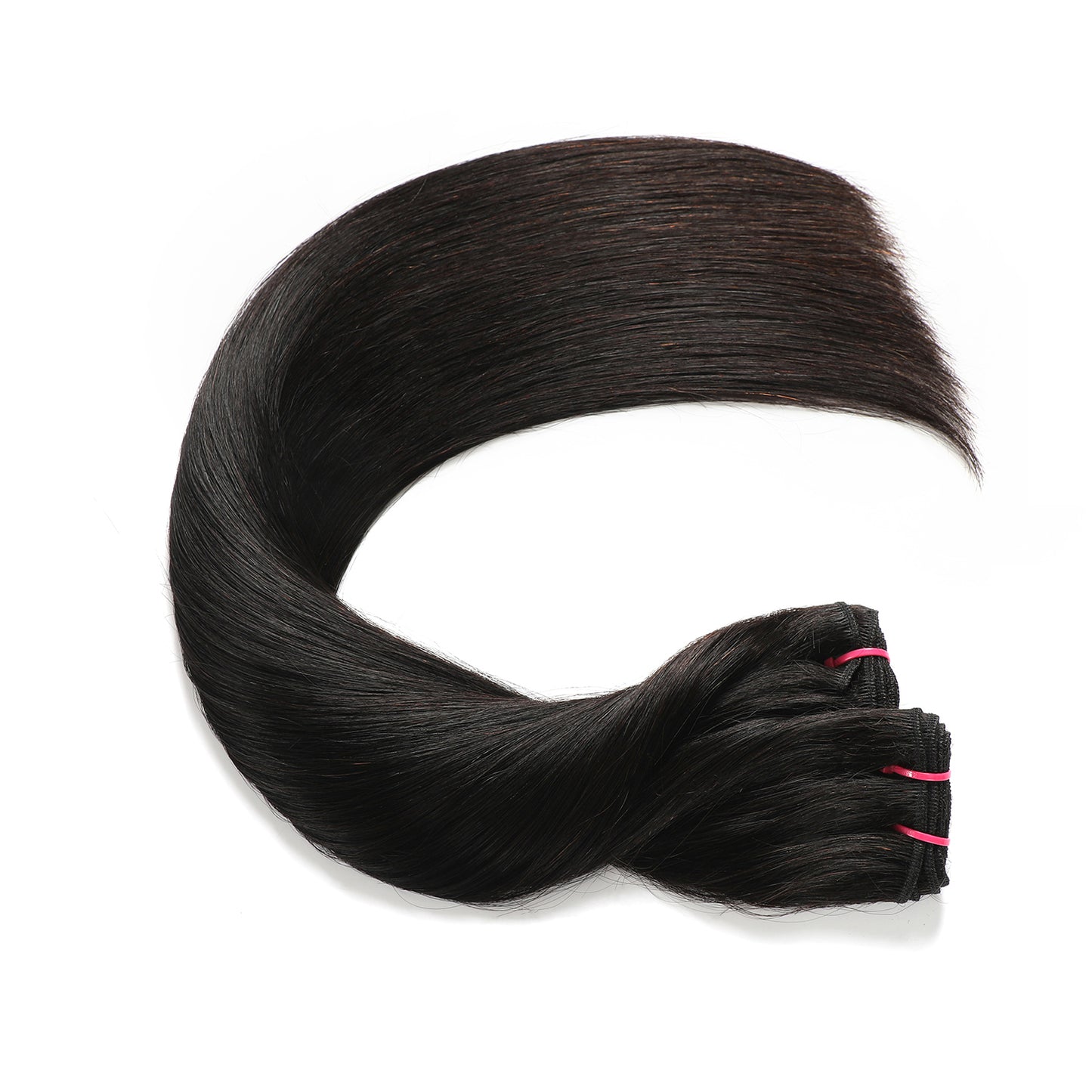 Double Drawn Hair Bundles /Hair Weft Natural Black 100g/pack 8-26inches in stock