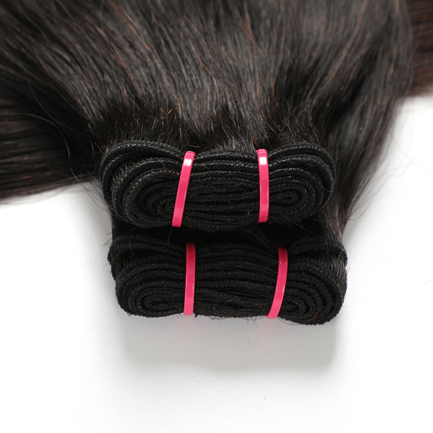 Double Drawn Hair Bundles /Hair Weft Natural Black 100g/pack 8-26inches in stock