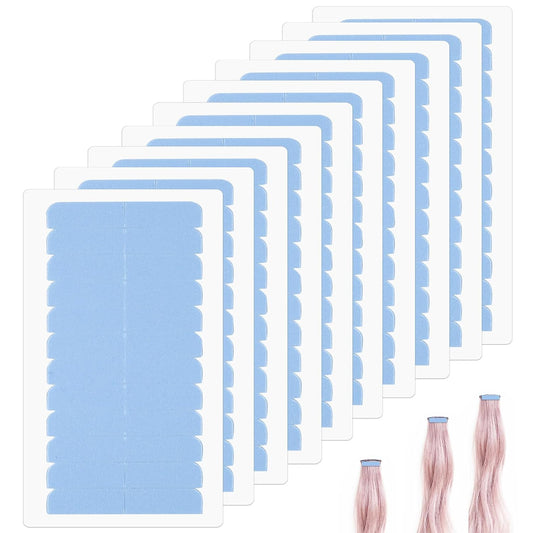 Double Sided Hair Tape Tabs, Adhesive Replacement Tape for Hair Extensions 120 PCs/bag