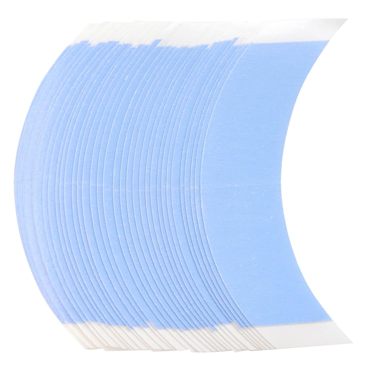 36pcs Blue Double Sided Waterproof Lace Wigs Adhesive Tape Strips for Lace Front Wig Toupee