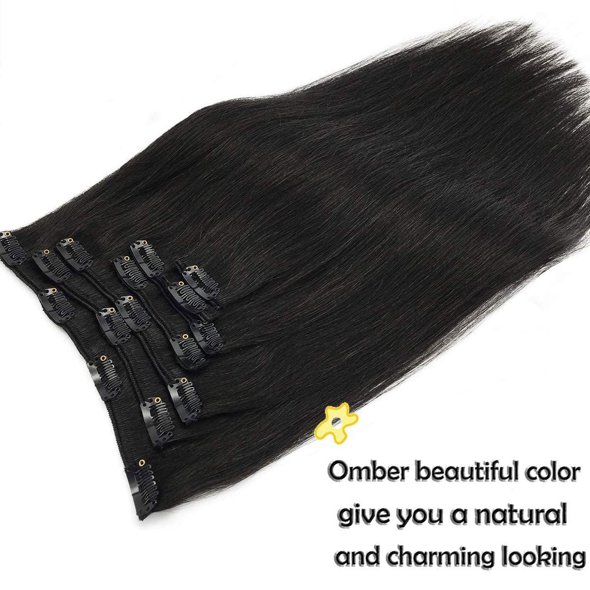 Clip in Hair Extensions Double Weft 7pieces 16clips Clip in Sets