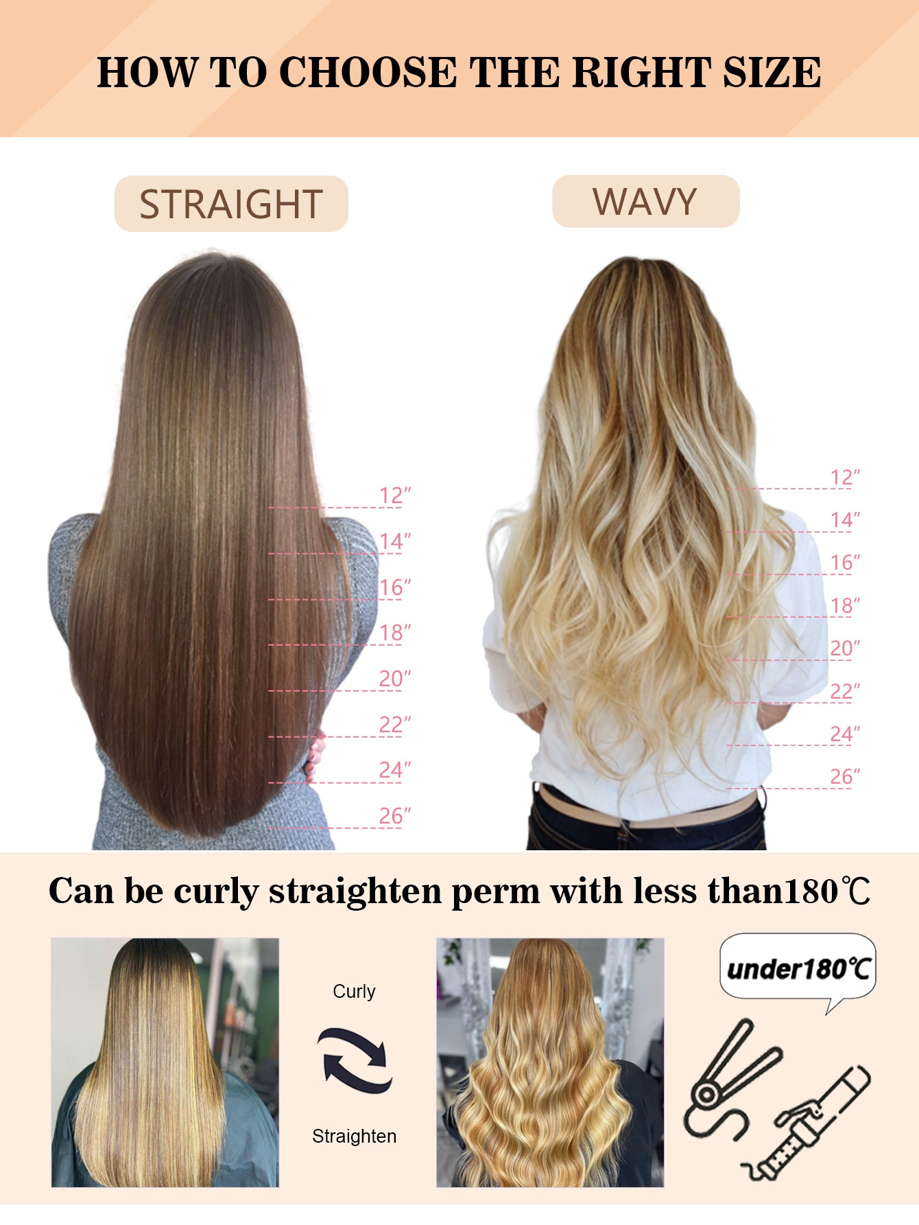 Premium Remy Clip in hair 14-20inches 110g/120g/set